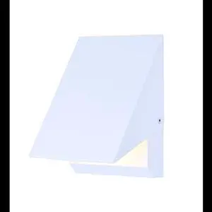 ET2 E41333-WT Alumilux Sconce 1-Light 5" Wide White Outdoor Wall Sconce