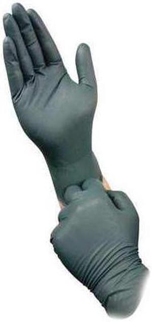 ANSELL DFK-608-M Disposable Gloves, Nitrile, Powder Free Green, M, 50 PK