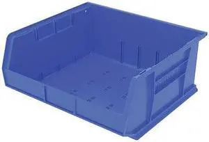 AKRO-MILS 30250BLUE 7"L x 16-1/2"W x 14-3/4"H Blue Hang and Stack Bin