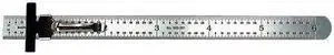 MITUTOYO 950-301 Pocket Rule, Stl, Inch, 32nds, 64ths, 6 In L
