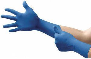 ANSELL USE-880-L Exam Gloves, Nitrile, Powder Free Blue, L, 100 PK