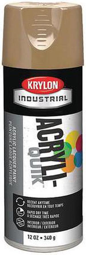 KRYLON INDUSTRIAL K02504A07 Spray Paint, Khaki Beige, Gloss, 12 oz