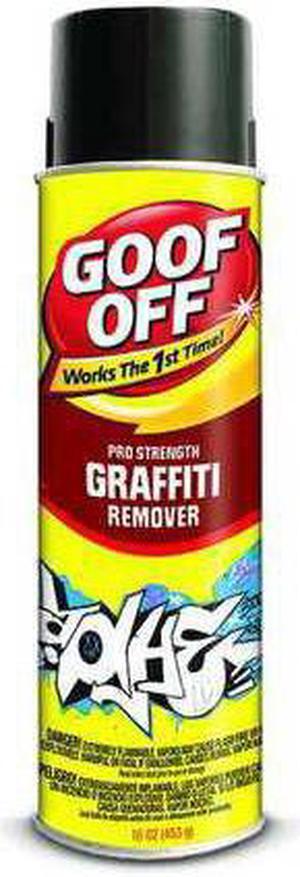 GOOF OFF FG673 Graffiti Remover,Aerosol Can,Clear,RTU