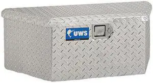 UWS EC20411 34" Low Profile Trailer Tongue Truck Box, Aluminum
