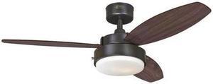 WESTINGHOUSE 7222500 Alloy 42" 3-Blade Bronze Indoor Ceiling Fan w/LED Light
