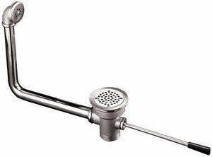 ENCORE D10-7415-IB 2" Pipe Dia., Cast Brass, Flat Strainer, Lever Handle Waste