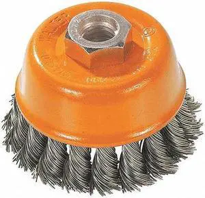 WALTER SURFACE TECHNOLOGIES 13F301 Cup Brush Knot-twisted 3" D X M10x1.5