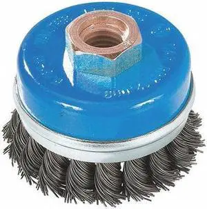 WALTER SURFACE TECHNOLOGIES 13G312 Cup Brush Knot-twist W/ring 3" X M14x2.0