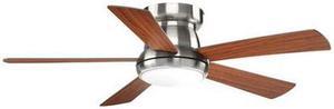 Vox Ceiling Fan, 5-Blade, 1-Light, Brushed Nickel, Medium Cherry Blades, 52"W (P2572-0930K AJCMD)