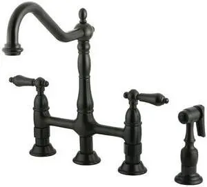 HERITAGE KS1275ALBS Manual, 8" Mount, 4 Hole KS1275ALBS 8" Kitchen Bridge