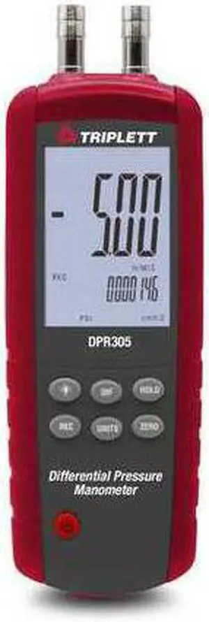 TRIPLETT DPR305 Differential Pressure Manometer 5 psi