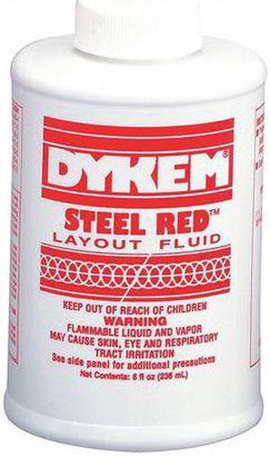 DYKEM 80496 Layout Fluid,Red,8 oz. Bottle