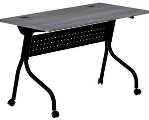 Lorell 59489 Charcoal Flip Top Training Table
