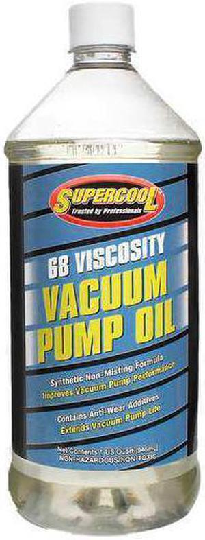 SUPERCOOL V32 Vacuum Pump Oil, Synthetic, 32 Oz.