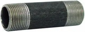 BECK 0330025602 1" x 6" Black Pipe Nipple Sch 40