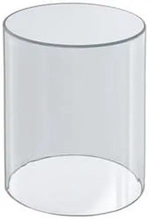 AZAR DISPLAYS 556408 4"W x 8"H Clear Acrylic Cylinder