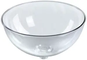 AZAR DISPLAYS 700906 Clear Plastic Bowl 14" Dia. x 7" Deep