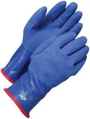 BDG 99-9-821-11 Coated PVC Triple Coated Gauntlet BOA Lined Blue, Size X2L (11)