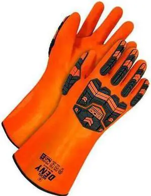BDG 99-1-504-11 PVC Coated Cut Resistant w/Gauntlet Cuff & Impact, Size X2L (11)
