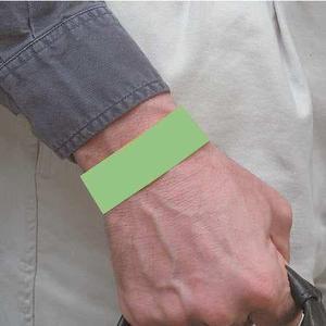Wristband, Green, Numbered, PK 500