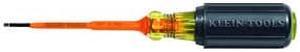 KLEIN TOOLS 607-3-INS Insulated Screwdriver Slotted 3/32" 3 in Round