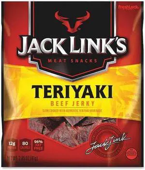 JACK LINKS 87635 2.85oz. Beef Jerky, Teriyaki