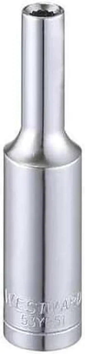WESTWARD 53YR51 WESTWARD 1/4 in Drive, 3.5mm Triple Square Metric, Socket, 12
