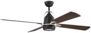 CRAFTMADE BEC52FBBNK4 52" Beckett Ceiling Fan with Blades and Light Kit