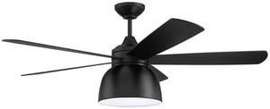 CRAFTMADE VEN52FB5 52" Ceiling Fan with Blades and Light Kit