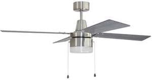 CRAFTMADE DAL48BNK4 48" Ceiling Fan with Blades and Light Kit