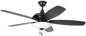 CRAFTMADE JAM52FB5-LED 52" Jamison Ceiling Fan with Blades and Light Kit