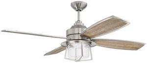 CRAFTMADE WAT52BNK4 52" Ceiling Fan with Blades and Light Kit