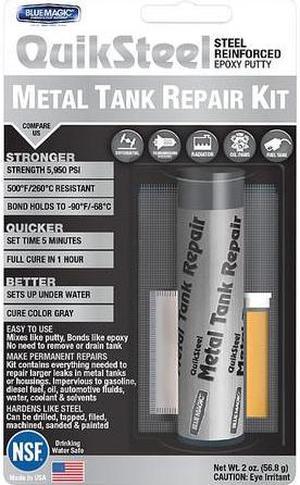 BLUE MAGIC 6022KTRI Tank Repair Kit,Dark Gray,2 Oz