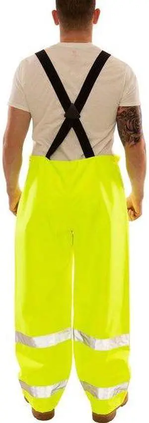 TINGLEY O24122 Rain Bib Overall, Polyester/Polyurethane, 32 in Inseam, 48 in to