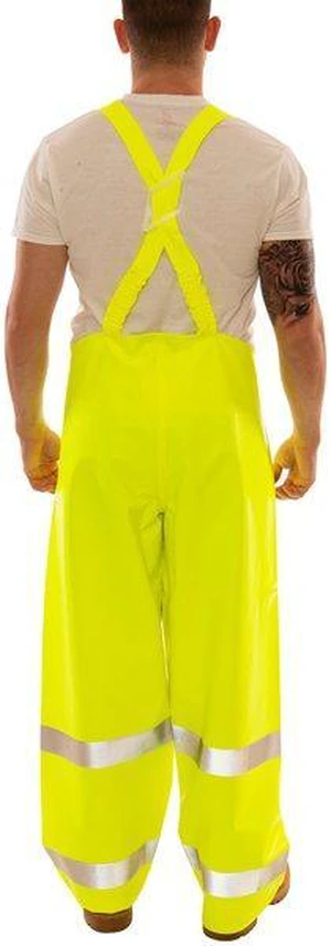 TINGLEY O44122.MD Arc Flash Hi-Visibility Bib Overall, PVC, 29 in Inseam, 36 in TINGLEY O44122.MD Arc Flash Hi-Visibility Bib Overall, PVC, 29 in Inseam, 36 in