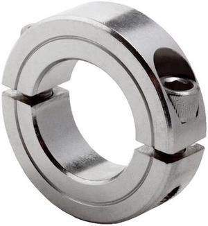 CLIMAX METAL PRODUCTS 2C-206-S 2 1/16" ID 2Pc Clamp Collar, Ss