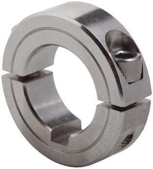 CLIMAX METAL PRODUCTS 2C-150-S-KW 1 1/2" ID 2Pc Kw Clamp Collar, Ss