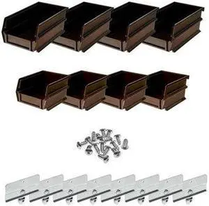 TRITON PRODUCTS 028-BR Polypropylene Polypropylene Bin Kit, Brown