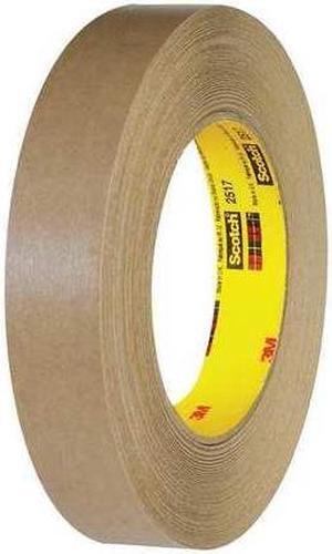 SCOTCH T944251712PK 3M 2517 Flatback Tape, 6.5 Mil, 3/4" x 60 yds., Kraft,