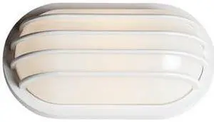 MAXIM 51110FTWT Bulwark 1-Light 10.5" Wide White Outdoor Wall Sconce