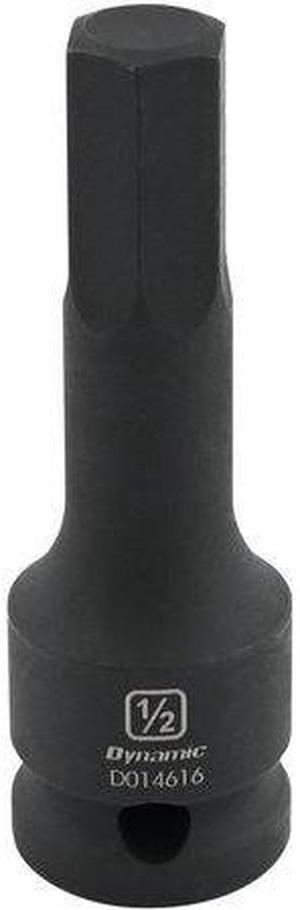 DYNAMIC D014616 Tools 1/2" Drive SAE Hex Head, 1/2", Bit Impact Socket