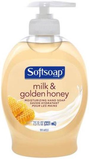 SOFTSOAP US04965A Softsoap Milk And Honey Liquid Hand Soap 7.6 fl. oz. Bottles,