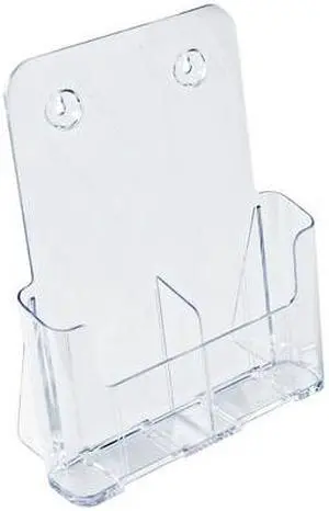 AZAR DISPLAYS 252386 Trifold 2 Pocket, Side by Side Brochure Holder, PK2