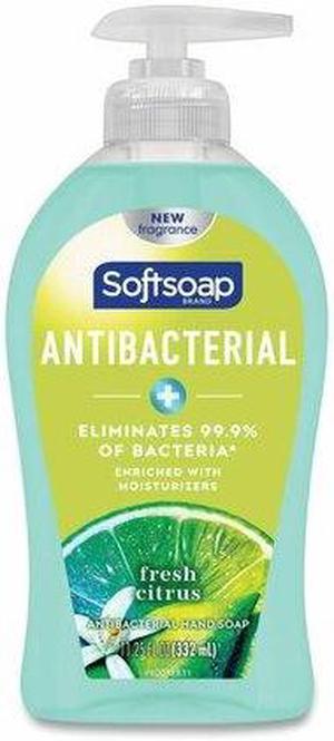 SOFTSOAP US03563A Antibacterial Hand Soap, Fresh Citrus, 11 1/4 oz Pump Bottle,