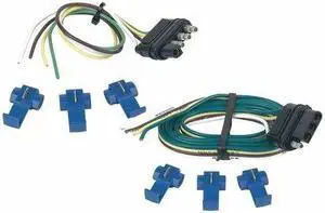 HOPKINS TOWING SOLUTIONS 48205 Flat Electric Connector, 4-Way, ForVehicle