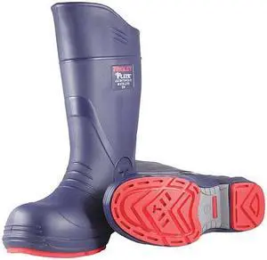 TINGLEY 26256 Men's Flite Tall Rubber Boots, Composite Toe, 15" Height, Blue, 13