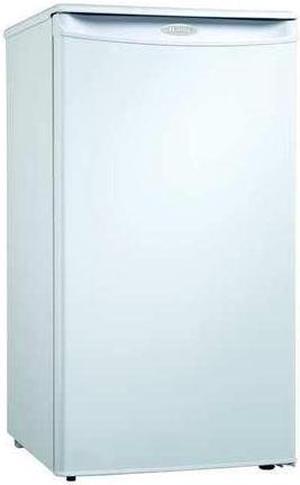 DANBY DCR032A2WDD Compact Refrigerator and Freezer, 2.9 cu ft, White