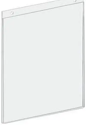 AZAR DISPLAYS 162714 8.5"W x 11"H Wall U-Frame w/ Holes, PK10