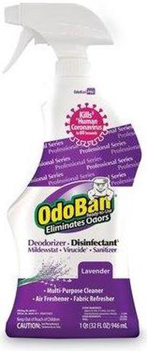 ODOBAN CCC 910162-QC12 RTU Odor Eliminator and Disinfectant, Lavender, 32 oz