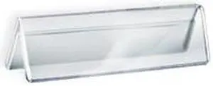 AZAR DISPLAYS 192801 6"W x 2"H Two-Sided Nameplate, PK10